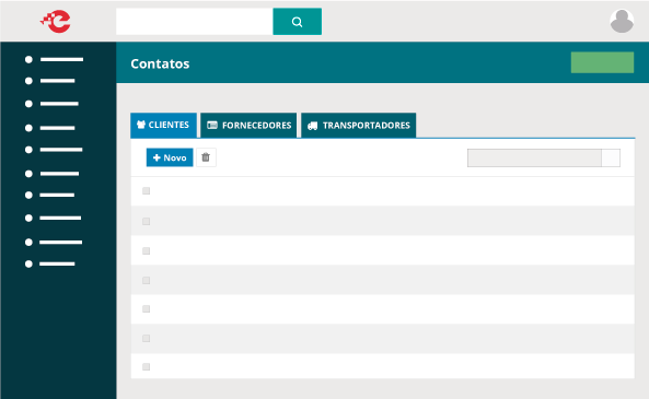 Cadastro de contatos